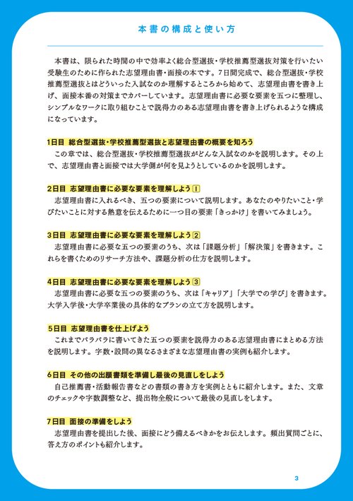 7日間で合格する総合型選抜・学校推薦型選抜 志望理由書・面接 – 丸善
