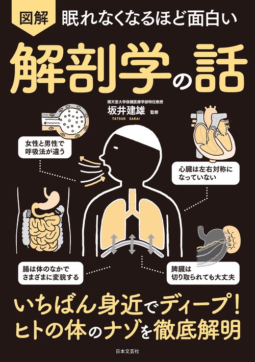眠れなくなるほど面白い 図解 解剖学の話 – 丸善ジュンク堂書店ネット