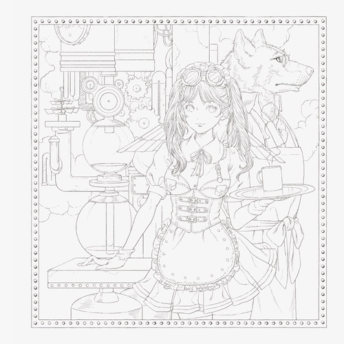 ヴィクトリアン幻想図鑑 黒イ森ぬり絵ブック – 丸善ジュンク堂書店