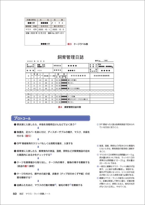 改訂 マウス・ラット実験ノート – 丸善ジュンク堂書店ネットストア