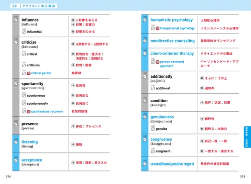 公認心理師・臨床心理士・心理系大学院対策 心理英単語集 schema