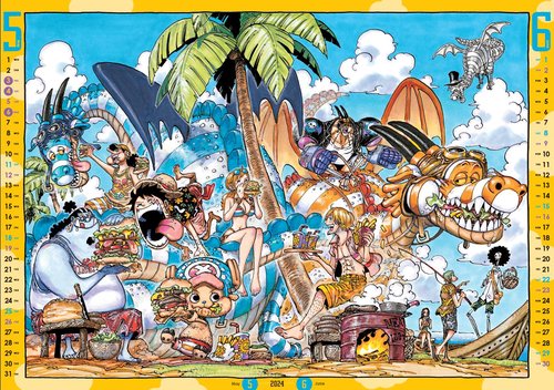 ONE PIECE』コミックカレンダー 2024 （大判） – 丸善ジュンク堂書店