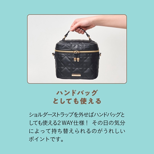 LUMIERE de GENIE スマホがサッと出し入れできる! 5ポケット バニティ