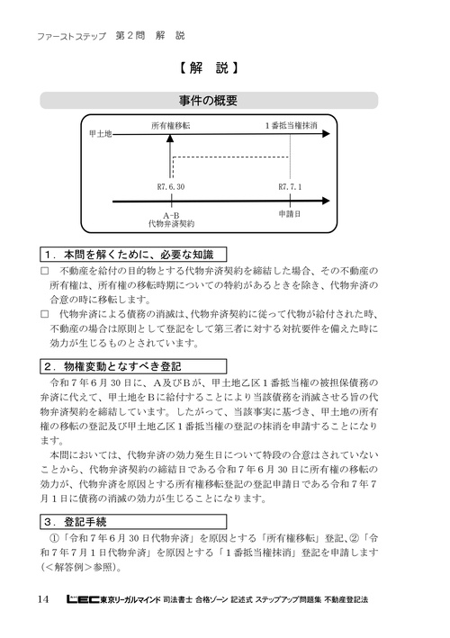 令和7年版 司法書士 合格ゾーン 択一式過去問題集 4 不動産登記