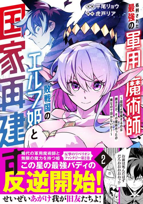 処刑された最強の軍用魔術師、敗戦国のエルフ姫と国家再建す～祖国よ