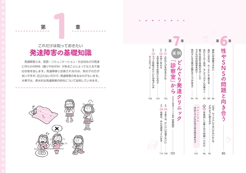 親子で理解するASD（アスペルガー症候群）、ADHD、LD 女の子