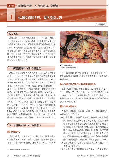 病理と臨床 2025年臨時増刊号（43巻）：【特集】病理解剖実践