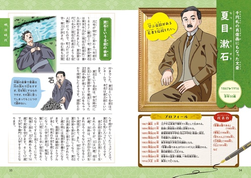 日本の文豪シリーズ　夏目漱石 鉛筆デッサン 文豪とアルケミスト』の新作グッズが発売！ 水墨画風イラストを