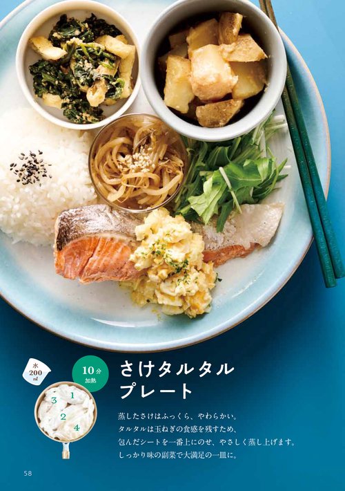 フライパンで4品一度に10分で完成！ 包んで蒸すだけレシピ – 丸善