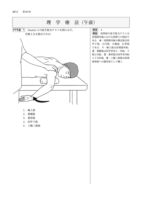 第56-60回 理学療法士・作業療法士国家試験問題 解答と解説 2026