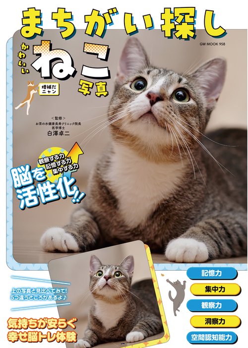 まちがい探しかわいいねこ写真 増補だニャン – 丸善ジュンク堂書店