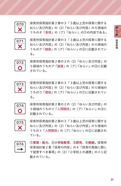 サクサクできる！ 保育士試験＜過去問＞一問一答2026 – 丸善