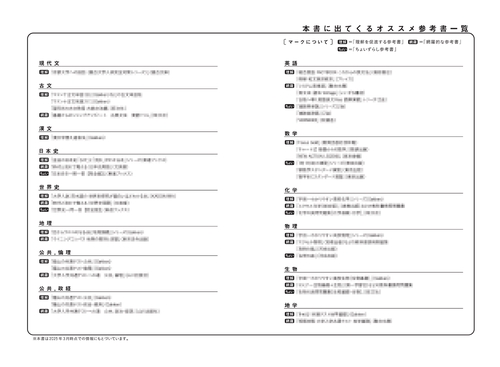 改訂第2版 行きたい大学に行くための勉強法がわかる 高校一冊目の参考