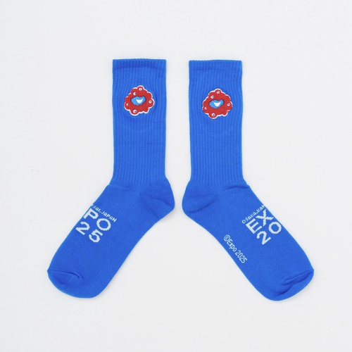 EXPO2025 ミャクミャク ソックス 相良刺繍 25-27cm MENS – 丸善