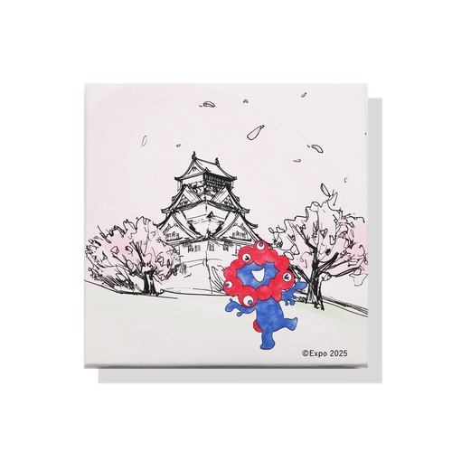 EXPO2025 ミャクミャク キャンバスジクレー和シリーズ 「春」SO号