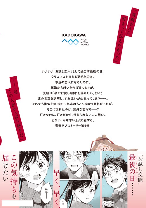 彼女と彼の関係4 ～平凡な早川さんと平凡な三浦くんの非凡な関係