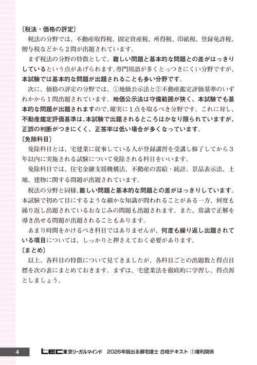 2026年版 出る順宅建士 合格テキスト 1 権利関係 – 丸善ジュンク堂書店