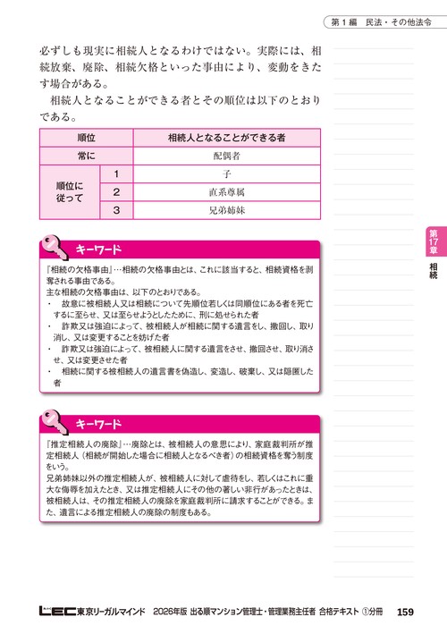 2026年版 出る順マンション管理士・管理業務主任者 合格テキスト