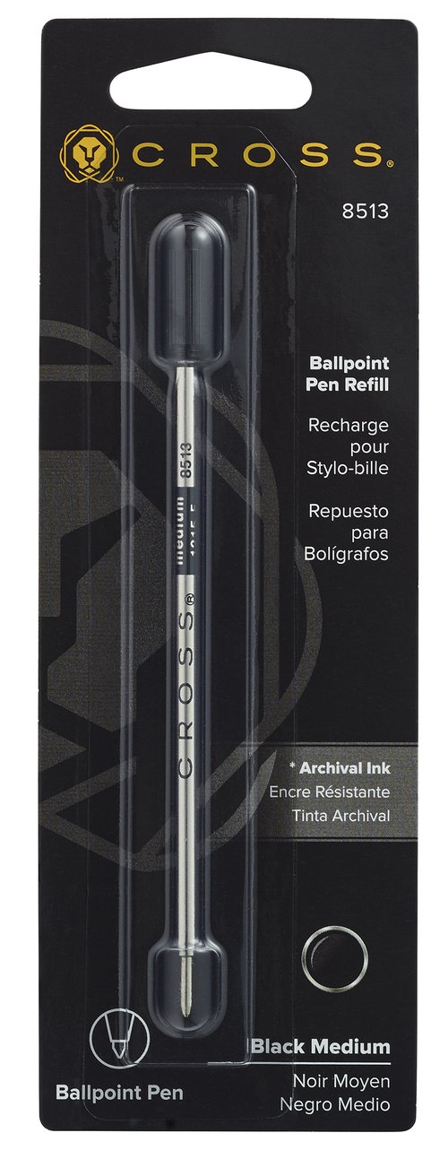 ボールペン リフィル カード(ブリスター)タイプ 替芯 M (ボール径 1.0mm) 油性インク ブラック 1本
