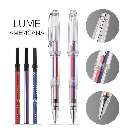 Lume (ルーム) アメリカーナ デコリフィル ギフトセット ボールペン M
