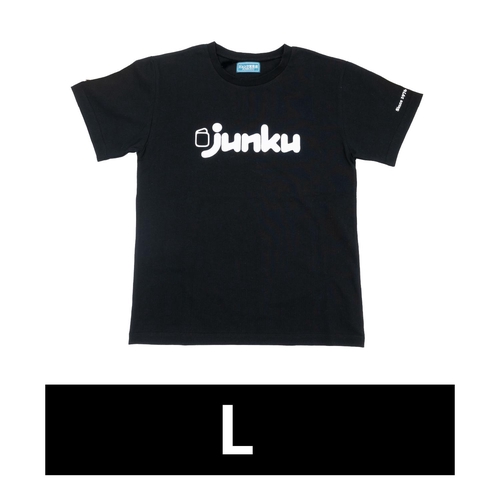 ロゴプリントTシャツ(旧ロゴ柄・ブラック L)