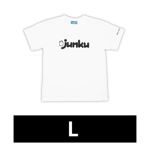 ロゴプリントTシャツ(旧ロゴ柄・ホワイト L)