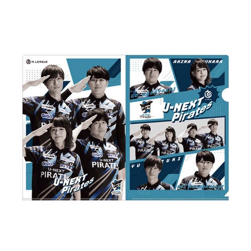 プレイヤーズクリアファイル Mリーグ2023-24 U-NEXT Pirates