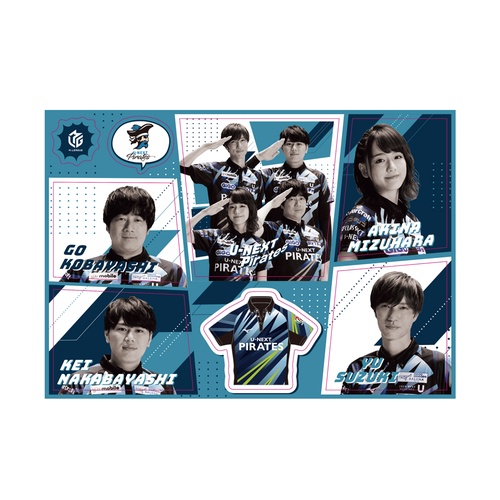 プレイヤーズシールシート Mリーグ2023-24 U-NEXT Pirates