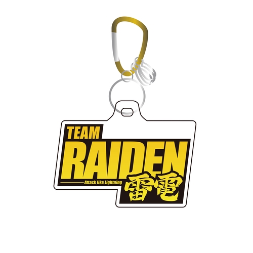 カラビナキーホルダー Mリーグ TEAM RAIDEN/雷電