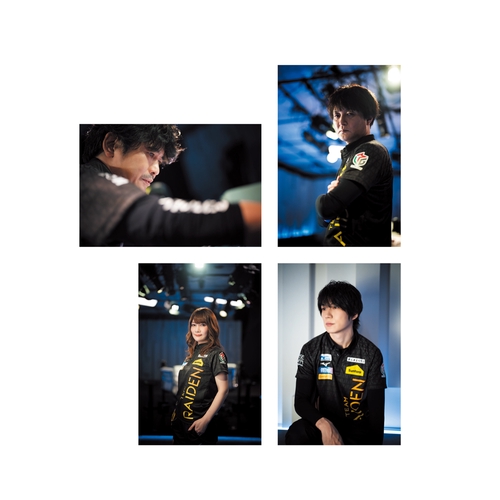ポストカードセット Mリーグ2023-24 TEAM RAIDEN/雷電 A