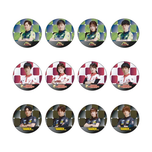 缶バッジ Mリーグ2024-25 BOXセット A