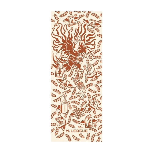 手ぬぐい Mリーグ 【牌獣戯画】 セガサミーフェニックス