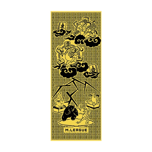 手ぬぐい Mリーグ 【牌獣戯画】 TEAM RAIDEN/雷電