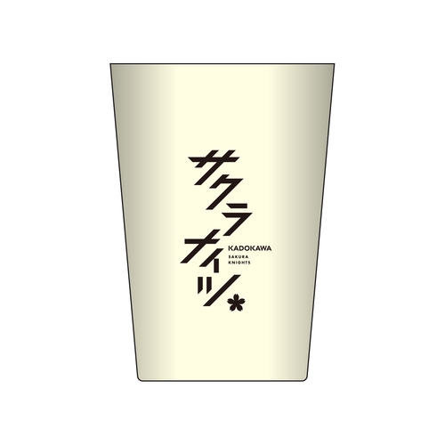 ステンレスタンブラー Mリーグ KADOKAWAサクラナイツ ホワイト 3D