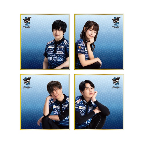 ミニ色紙セット Mリーグ2025-26 U-NEXT Pirates