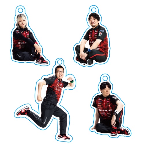 Acrylic Player Collection アクリルキーホルダー Mリーグ2025-26 EX風林火山