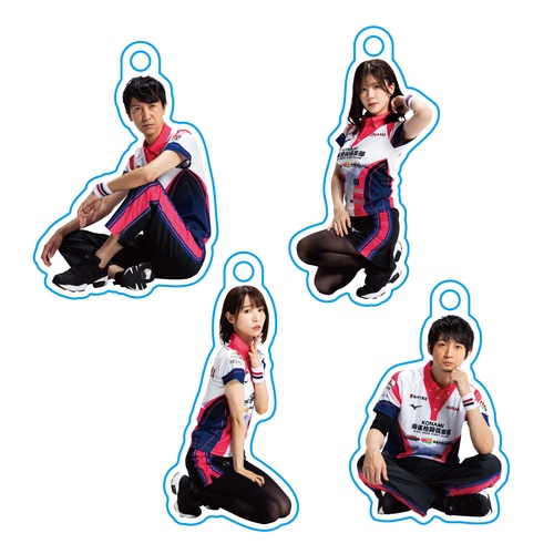 Acrylic Player Collection アクリルキーホルダー Mリーグ2025-26 KONAMI麻雀格闘倶楽部