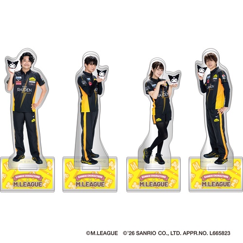 サンリオキャラクターズ プレイヤーズアクリルスタンド Mリーグ2025-26 TEAM RAIDEN / 雷電|クロミ