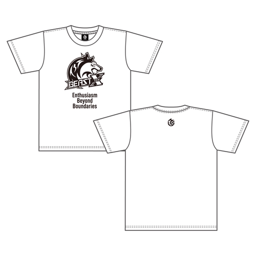 エナメルプリントTシャツ Mリーグ BEAST X M