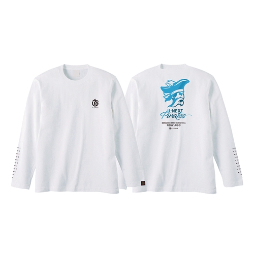 ロングスリーブTシャツ Mリーグ U-NEXT Pirates L