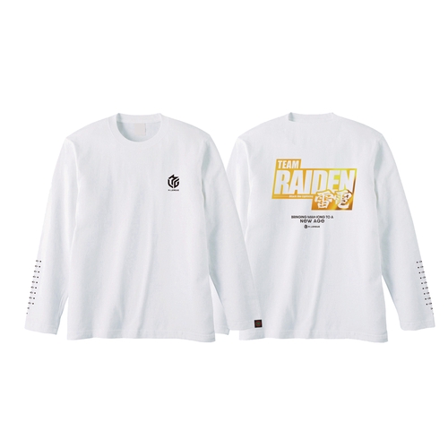 ロングスリーブTシャツ Mリーグ TEAM RAIDEN/雷電 S