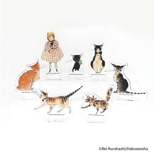 EHONS アクリルぷちスタンド くらはしれい 「こねこのトト」 全7柄ブラインドPKG