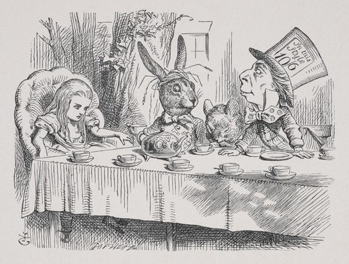 【British Museum】ポスター(Alice at Mad Hatter's tea-party)【Alice】