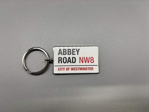 【Abbey Road Studios】ストリートサイン キーリング