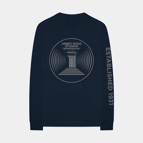【Abbey Road Studios】長袖Tシャツ(青)【Sonic Logo】