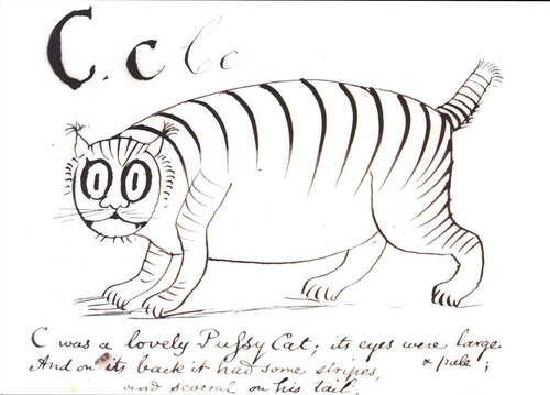 【V&A_O】ポストカード(C is for Cat)