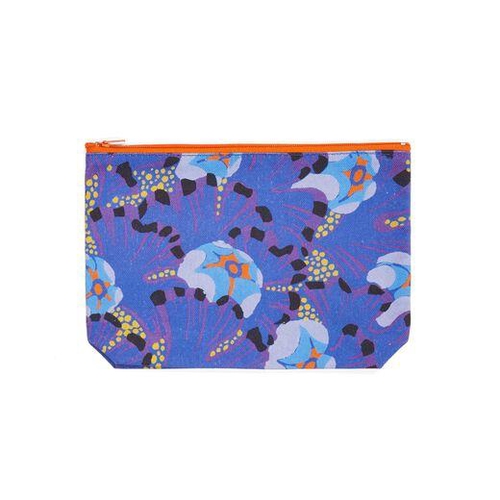 【V&A_O】ポーチ (ブルーフローラル)