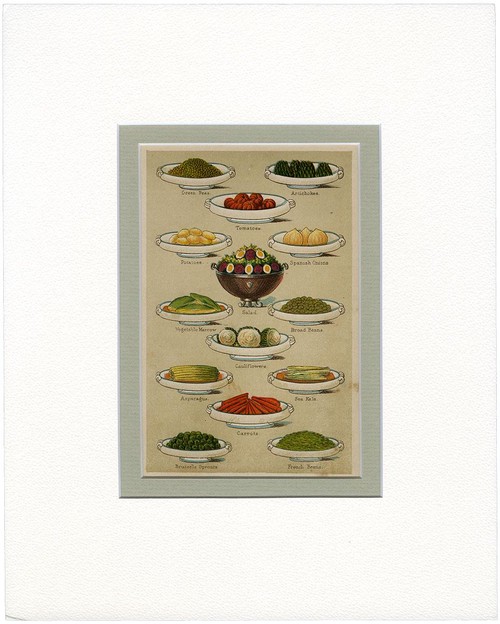 OR) ビートン夫人の家政書より 「野菜」 / Mrs Beeton's of Household Management「VEGETABLES」