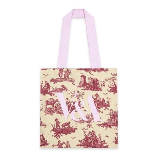 【V&A_O】トートバッグ(マリー・アントワネット・ピンク)