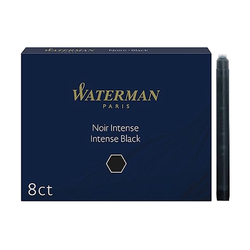 WATERMAN (ウォーターマン) カートリッジ 8本入 インクカートリッジ ブラック 1.4ml